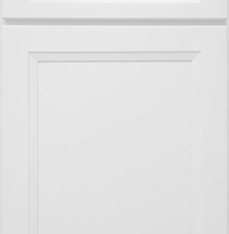 Oxford White cabinet door double shaker